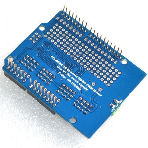 Servo drivrutin modul Shield 16 kanal 12-bitars PWM I2C gränssnitt PCA9685