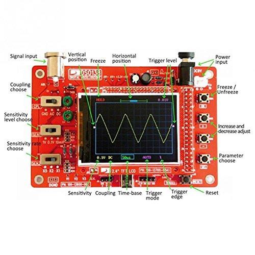 DSO138 Digitala oscilloskop (SMD delar Ambon, DIP komponenter inte Ambon)