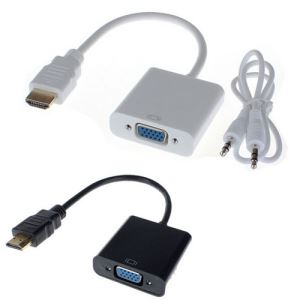 HDMI till VGA-omvandlare, med Audio Interface