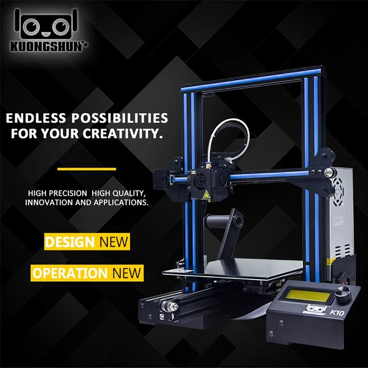 Nya Kuongshun K10 FDM 3D-skrivare