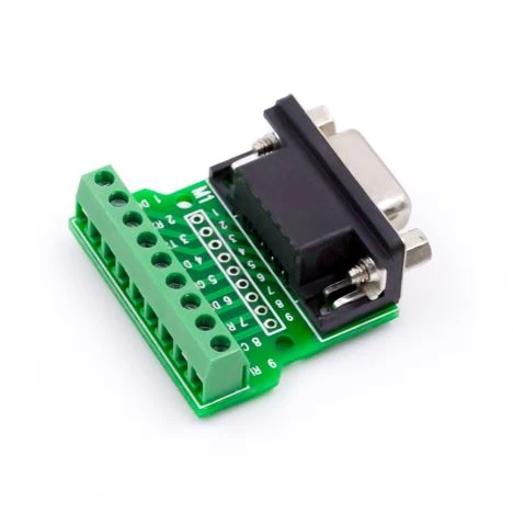 Db9 Female Connector Terminal Converter