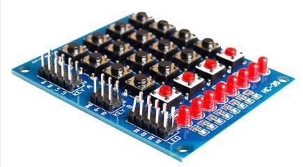 LED Scroller Matrix Keyboard
